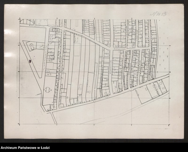 Obraz 3 z jednostki "Plan miasta Łodzi Sekcja NW 13"