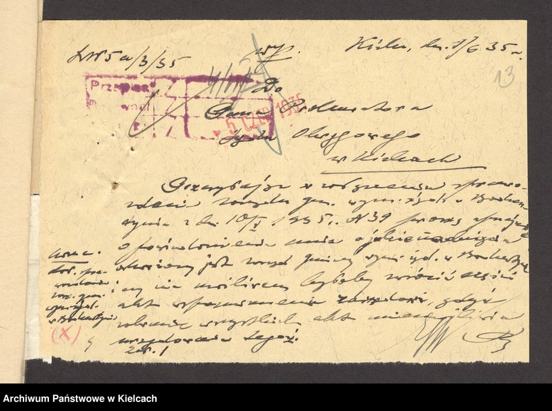 Obraz 15 z jednostki "[Odwołanie od wymiaru składki na rzecz gminy wyznaniowej żydowskiej w Bodzentynie]"