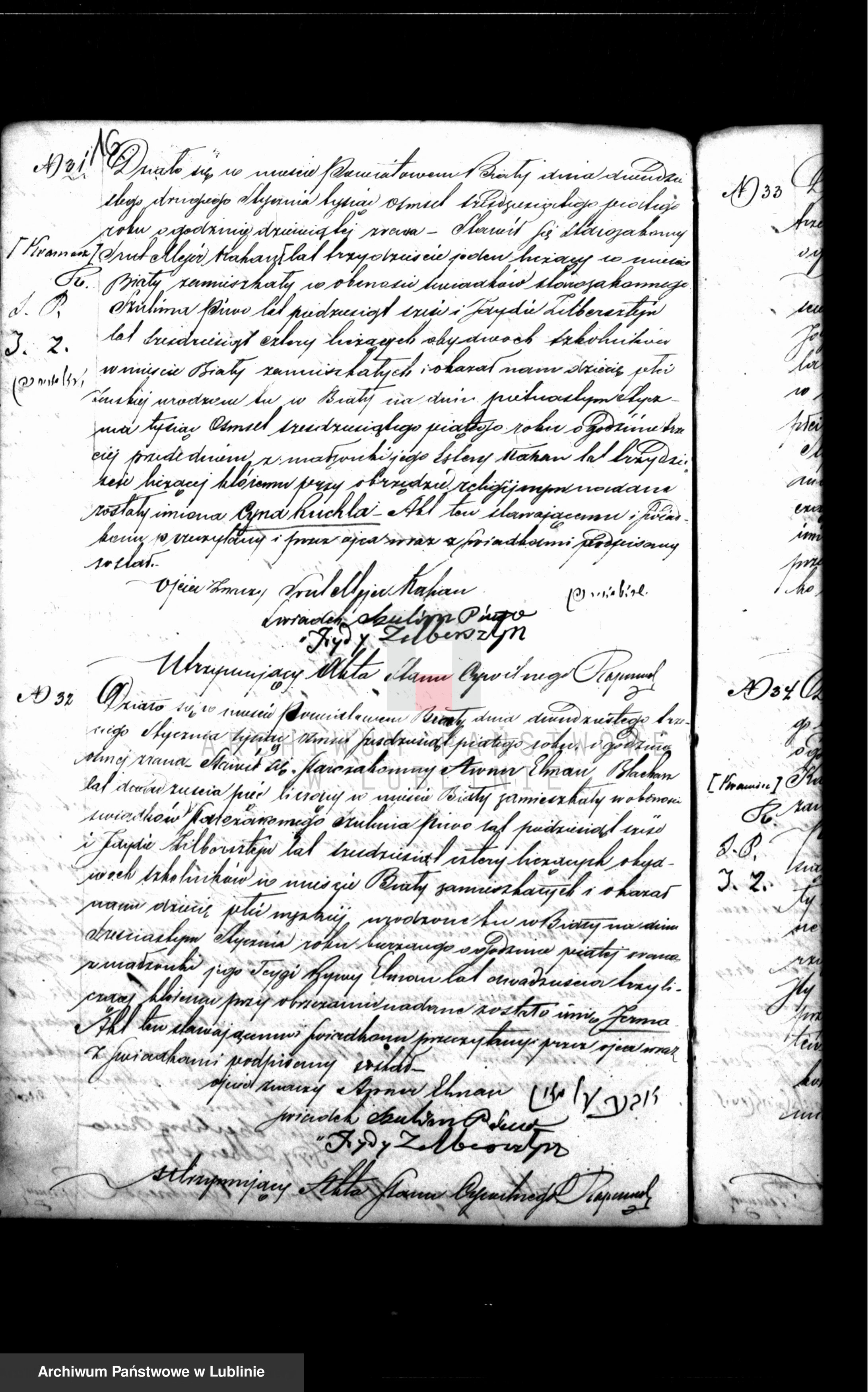 Skan z jednostki: Księga urodzeń, małżeństw i zgonów