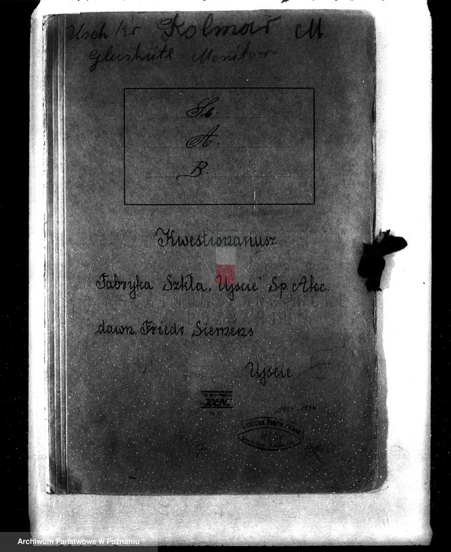 Obraz 4 z jednostki "Fabryka Szkła "Ujście" - Spółka Akcyjna dawniej Fr. Siemens"