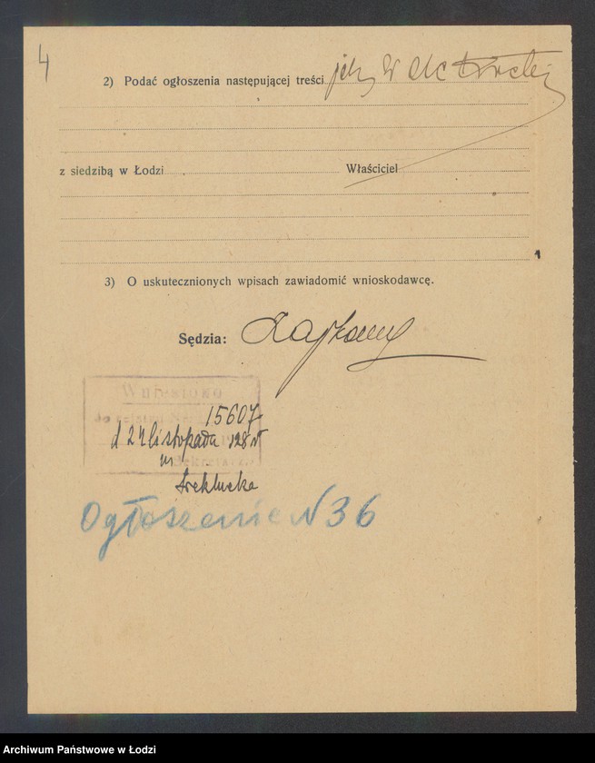 Obraz 6 z jednostki "Abram Dawid Kupermin – sprzedaż materiałów piśmiennych"