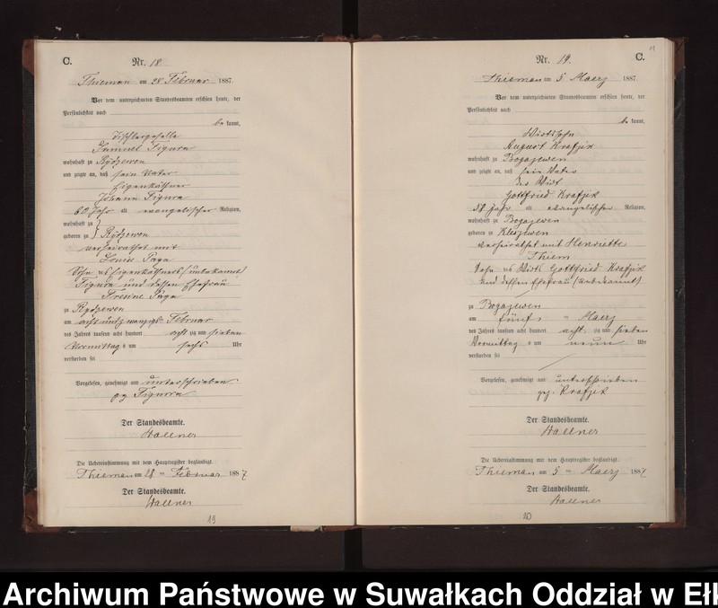 image.from.unit.number "Sterbe-Neben-Register des Preussischen Standes-Amtes Rydzewen Kreis Loetzen"