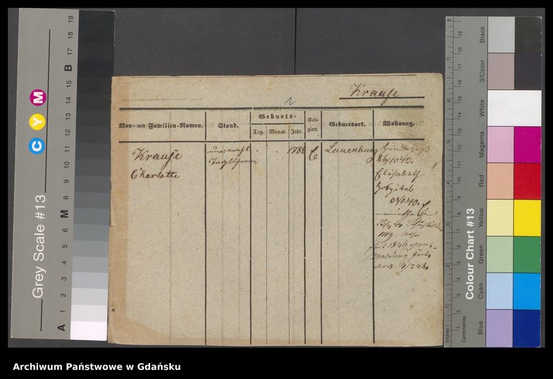 image.from.unit.number "Karty meldunkowe: Krause Charlotte - Krause Emil"