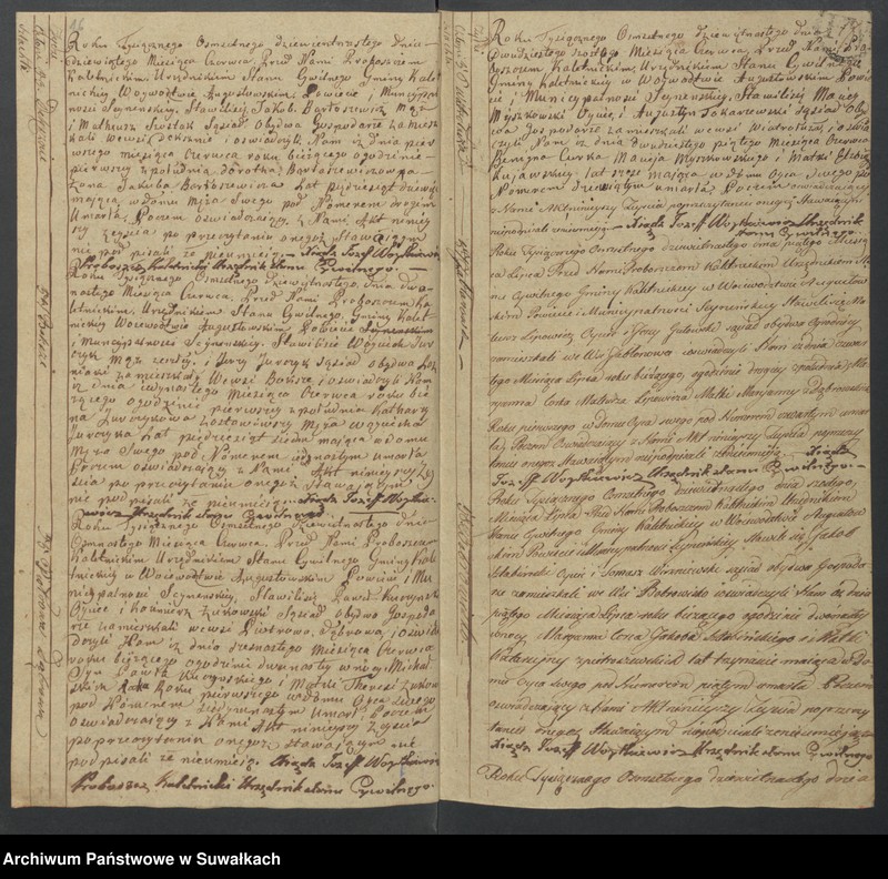 Obraz 11 z jednostki "Akta Zeszłych Gminy Kaletnickiey, od 1-go Stycznia Roku 1819 r. do ostatniego dnia Grudnia tegoż Roku"