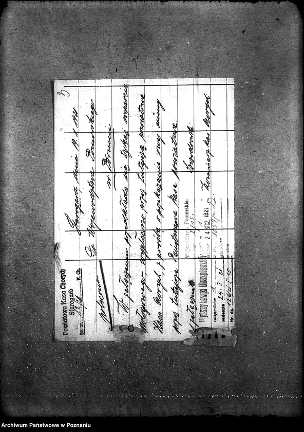 Obraz 7 z jednostki "Materiał likwidacyjny kas chorych"