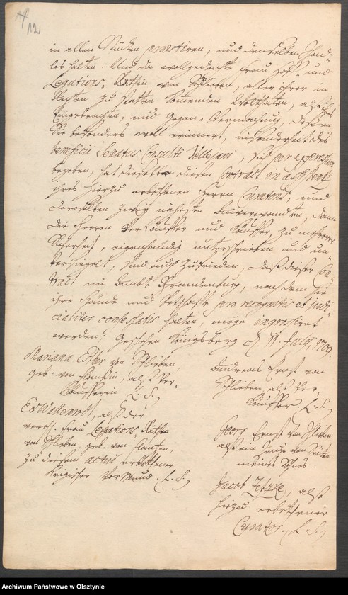 image.from.unit.number "Wisdehnen, H.[Haupt] A. [Amt] Brandenburg [Pokarmin]. Acta die Confirmaion des Kaufkontrakts zwischen dem Hof=und Legationsrath Andreas Ernst v. [von] Schlieben und dem Könighöfischen Stadtrath Bernh. [ Bernhard] Albrecht"