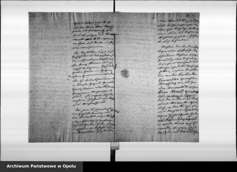 Obraz 19 z jednostki "Acta des Magistrats zu Oppeln betreffend die Untersuchung der Grenzstreitigkeiten durch die Grenz - Deputation. De Anno 1841. Vol. V"