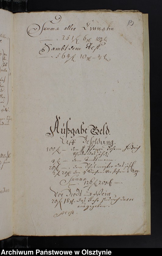 image.from.unit.number "Jahr Rechnung der Silberbachschen Kirchen"