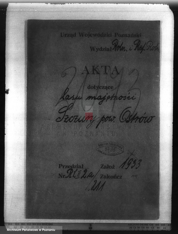 image.from.unit.number "Las majętności Szczury powiat ostrowski"