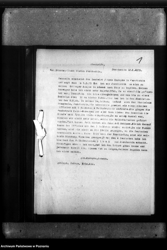 Obraz 5 z jednostki "Johannes Bloch aus Jarotschin (Jarocin)"