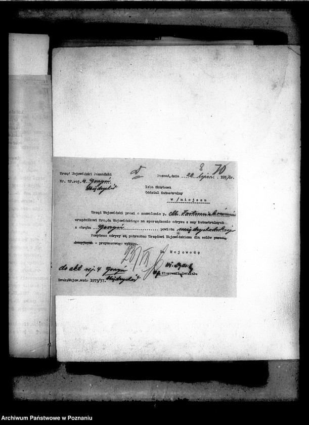 Obraz 12 z jednostki "Przymusowy wykup majątku Gorzyń powiatu międzychodzkiego"