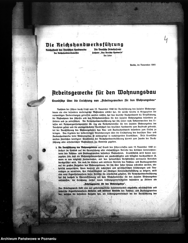 Obraz 8 z jednostki "Arbeitsgewerke (zarządzenia, wzory druków)"