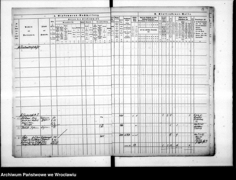 image.from.unit.number "Klassensteuerrolle nebst Eikommens - Nachweisung"