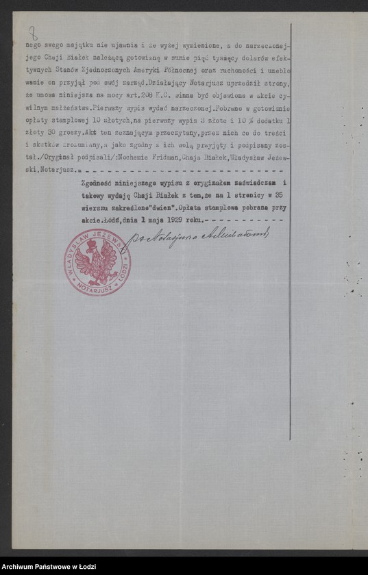 image.from.unit.number "Nochemie Friedman- sprzedaż przyborów fotograficznych"