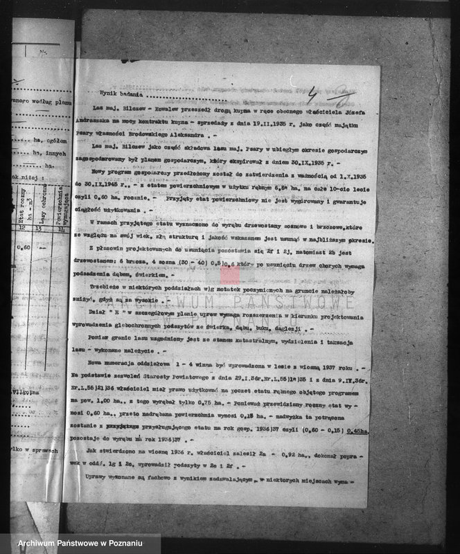 Obraz 8 z jednostki "Nadzór nad gospodarką w lasach majątku Billczew-Kowalew powiat obornicki"