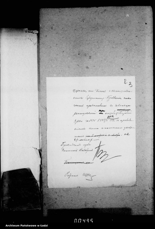 Obraz 7 z jednostki "Po voprosu o zakrytiu ipotečnoj knigi zavedennoj v 1826 g. na gor. Lodz po kotoroj vse zemli na gor. Lodz zapisany sobstvennostju kazny"