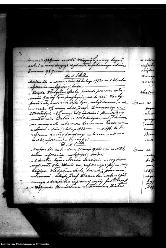 Obraz 9 z jednostki "Wykreślenie czynszu z majątku Balin /gmina Niewiesz/ powiatu tureckiego"