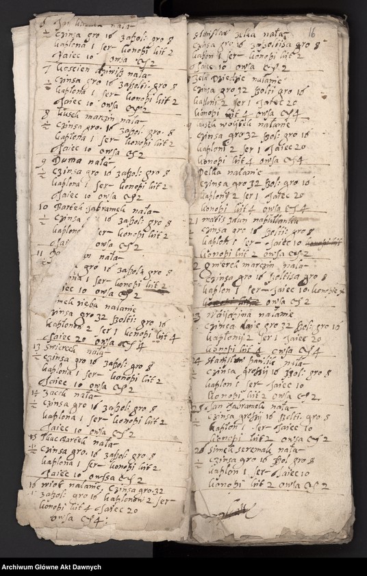 image.from.unit.number "Rejestry poborowe i wybranieckie, inwentarze i rachunki królewszczyzn i wielkorządów, rachunki z kwarty, wyliczenia sejmowe itp."