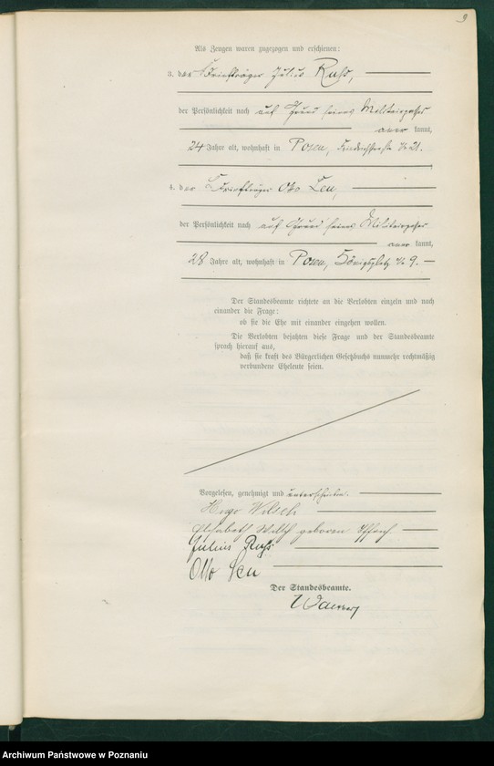 Obraz 11 z jednostki "Księga miejscowa małżeństw t. I"