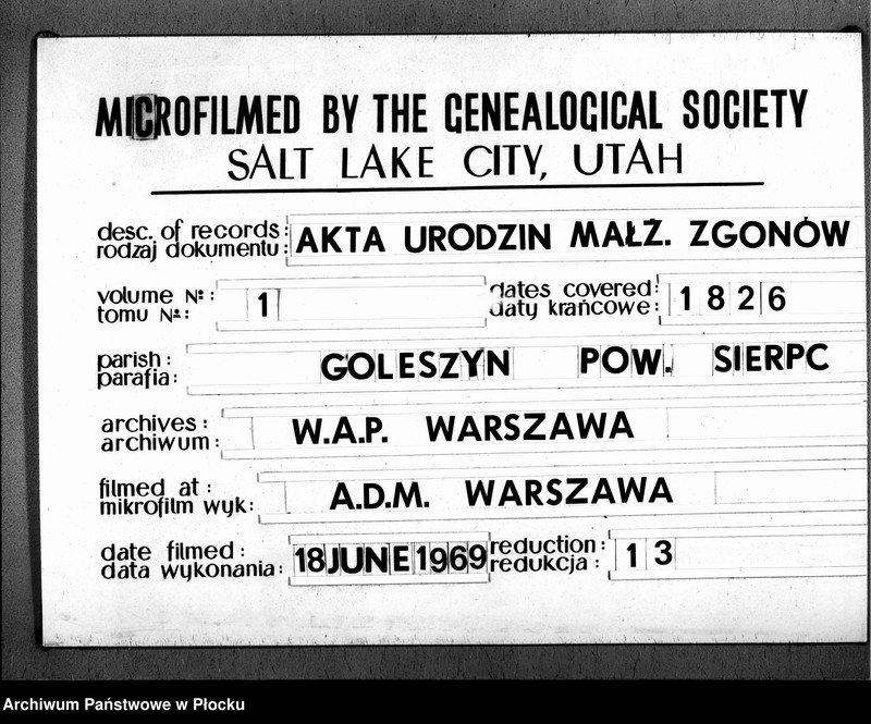 image.from.unit.number "Akta urodzeń, małżeństw i zgonów"