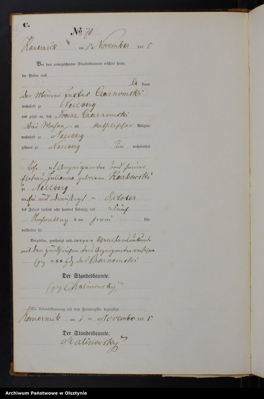 image.from.unit.number "Sterbe-Neben-Register Tom II,Nr 63 - 79"