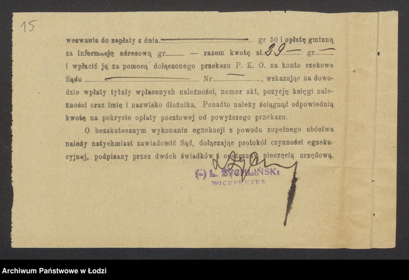Obraz 17 z jednostki "Chaim Blumsztejn, Hena Joskowicz- wyrób i sprzedaż przędzy wigoniowej"