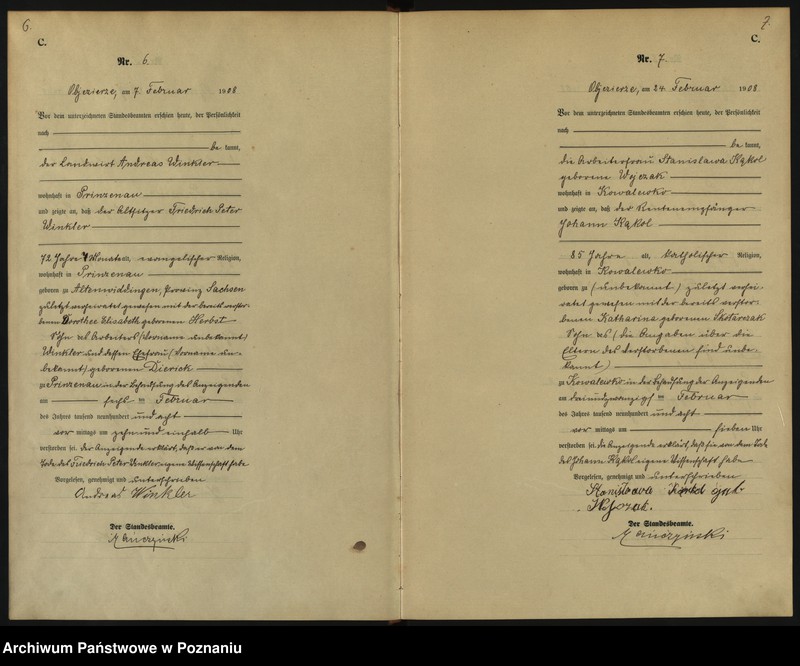 Obraz 6 z jednostki "Sterbe-Haupt-Register"