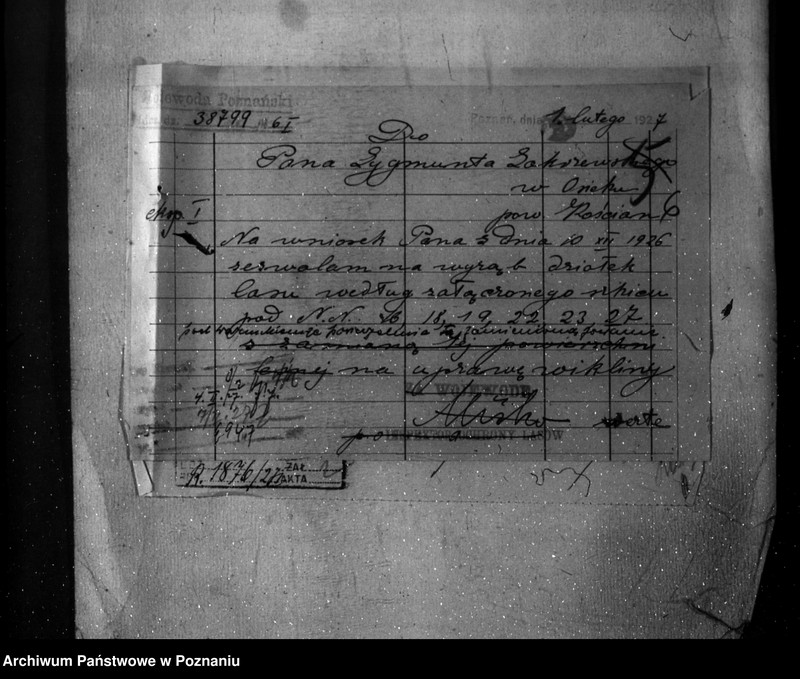 Obraz 10 z jednostki "Majętność leśna Osiek powiat kościański"