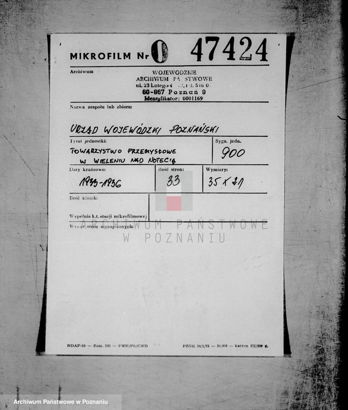 Obraz 2 z jednostki "/Towarzystwo Przemysłowe w Wieleniu nad Notecią/"