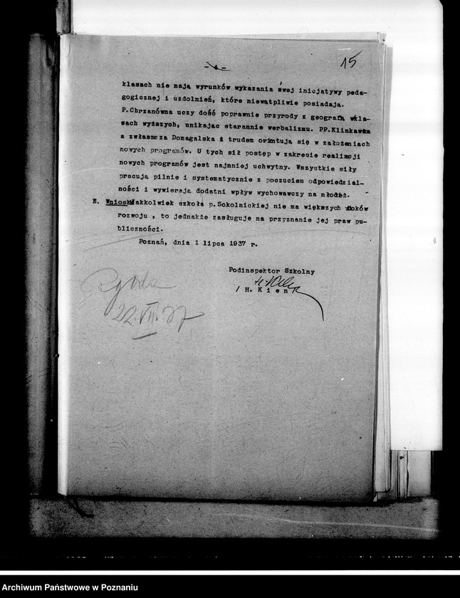 Obraz 19 z jednostki "Prywatna Szkoła Powszechna Sokolnickiej imienia Królowej Jadwigi w Poznaniu"