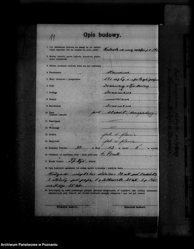 Obraz 17 z jednostki "Zatwierdzenie wytwórni waty K. Biały w Stęszewie powiat poznański"