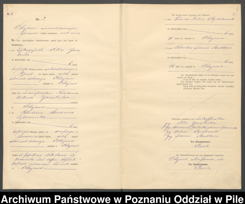 Obraz 5 z jednostki "Księga małżeństw"