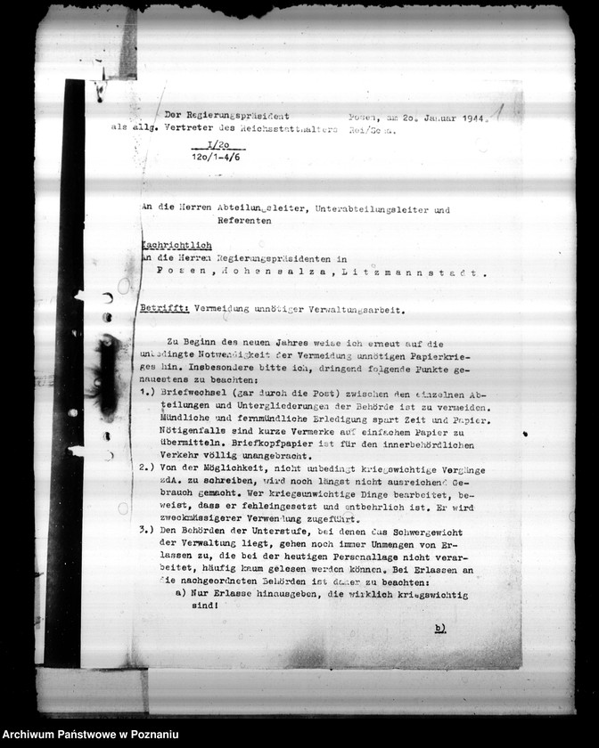 Obraz 5 z jednostki "Zarządzenia w sprawach personalnych"