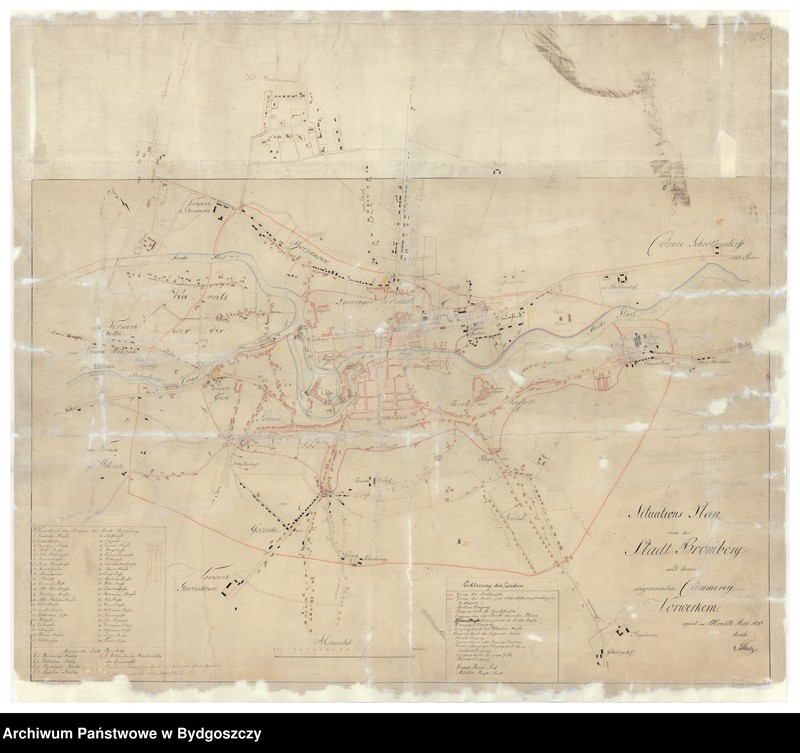 image.from.unit "Situations Plan vor der Stadt Bromberg und denen angrenzenden Cammerey Vorwercken"