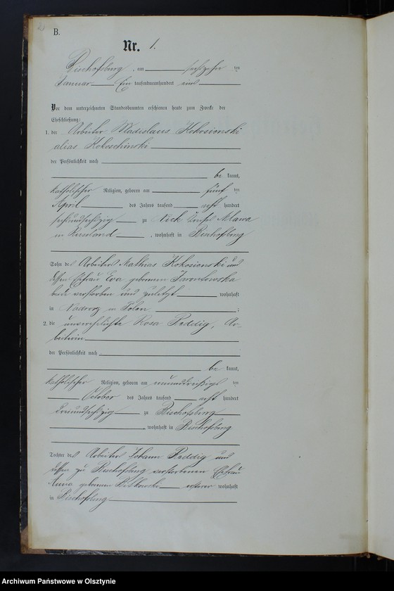 image.from.unit.number "Heiraths-Neben-Register Nr 1 - 29"