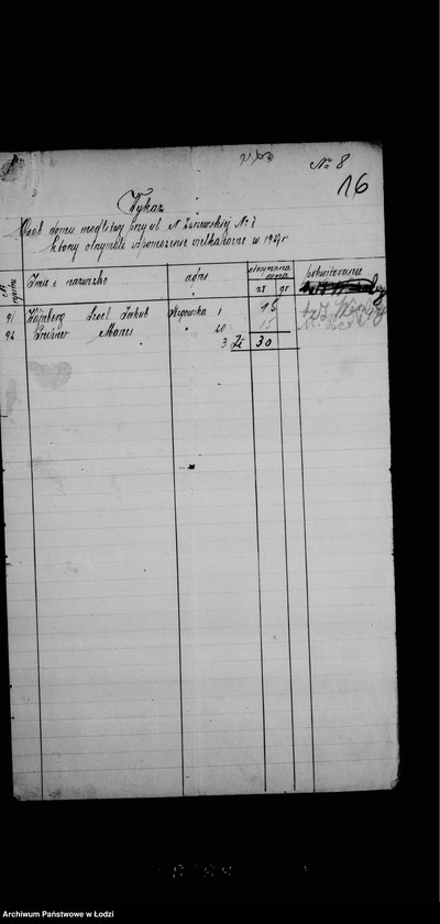 Obraz 18 z jednostki "Rejestracja Górnego Rynku i okolicy - odn. "zasiłków wielkanocnych""