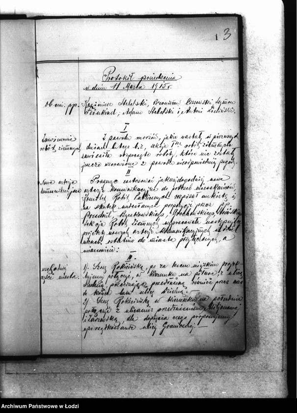 Obraz 5 z jednostki "[Protokoły posiedzeń członków Sekcji]"