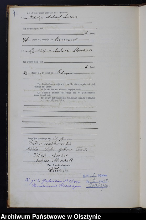 image.from.unit.number "Heiraths-Haupt-Register Nr 1 - 20"