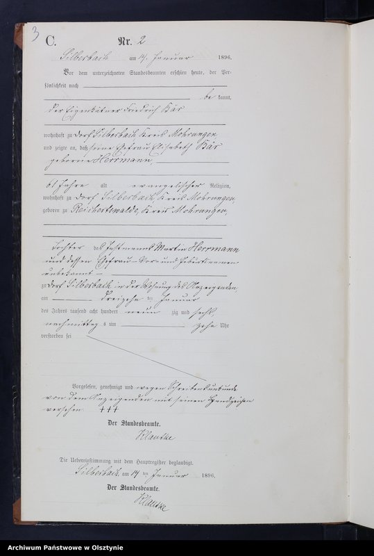 image.from.unit.number "Sterbe-Neben-Register Nr 1 - 43"