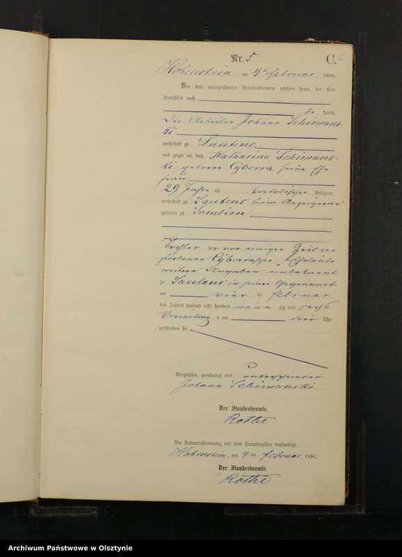 image.from.unit.number "Sterbe-Neben-Register Nr 1 - 77"