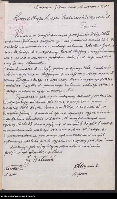 Obraz 8 z jednostki "Murowana Goślina, powiat Oborniki - akta koła."