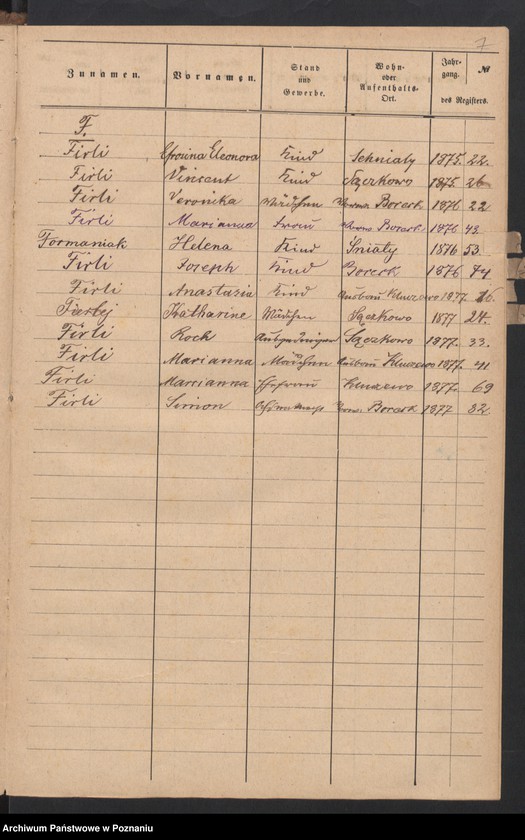 Obraz 10 z jednostki "Sterbe Register"