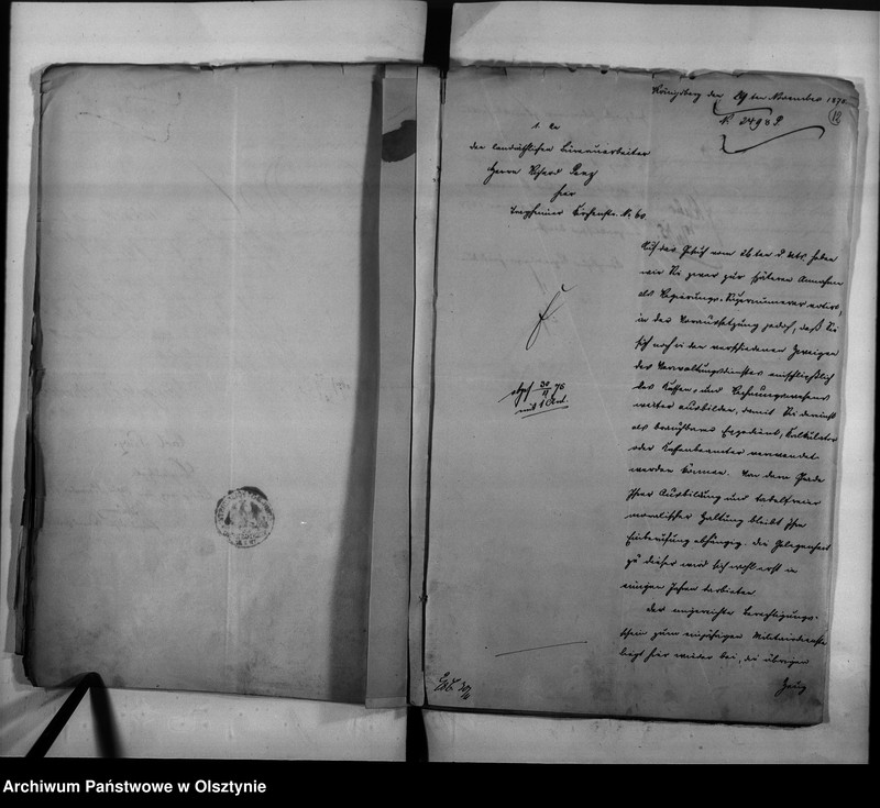 image.from.unit.number "Regierungs-Hauptkassen-Assistent den Penz [Richard] 1. Juli 1893 Reg.[ierungs] Hauptkassen-Buchhalter Rechnungsrat"