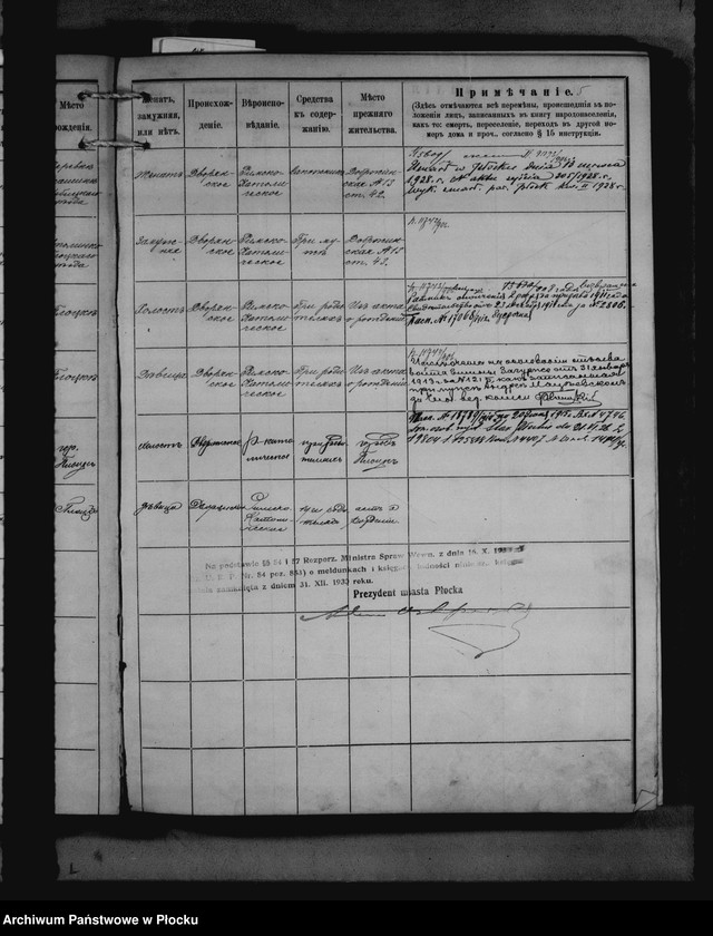 Obraz 12 z jednostki "[Księga zamknięta ludności stałej miasta Płocka - ul. Dobrzyńska nr 13]"