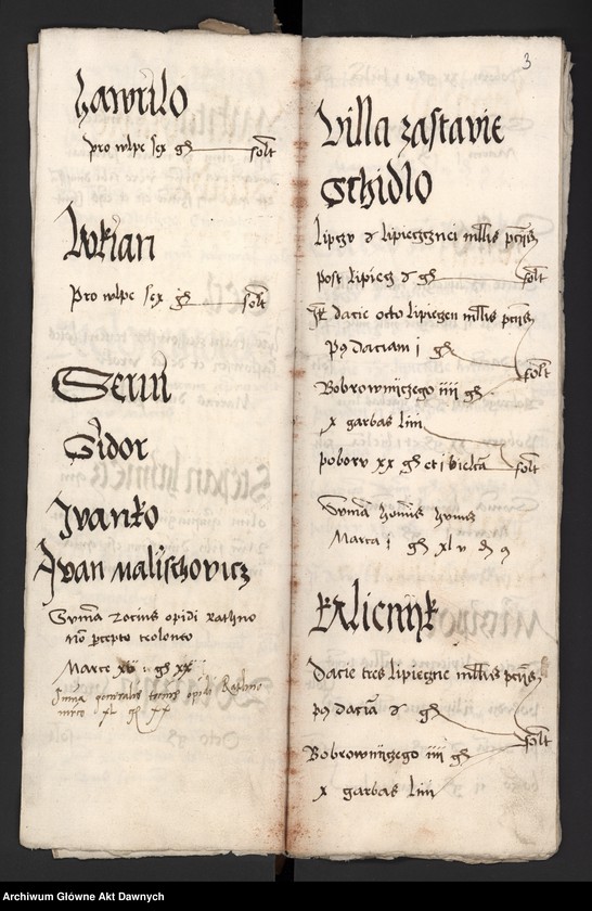 image.from.unit.number "Rejestry poborowe woj. bełskiego i ruskiego."