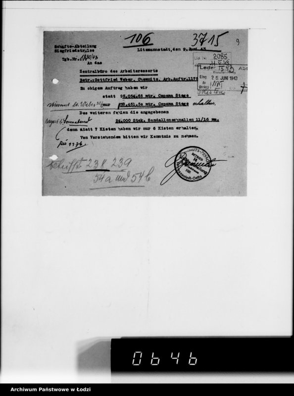 Obraz 13 z jednostki "Gottfried Weber, Chemnitz [zamówienia na sandały z drewna]"