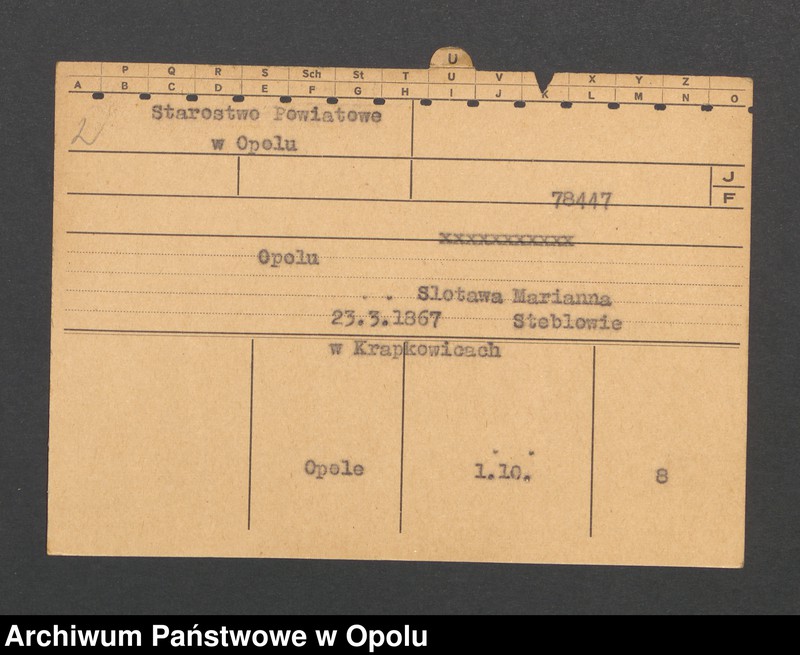 Obraz 4 z jednostki "[Sikora Gertrud, ur. 11.3.1918 Vogtsdorf]"