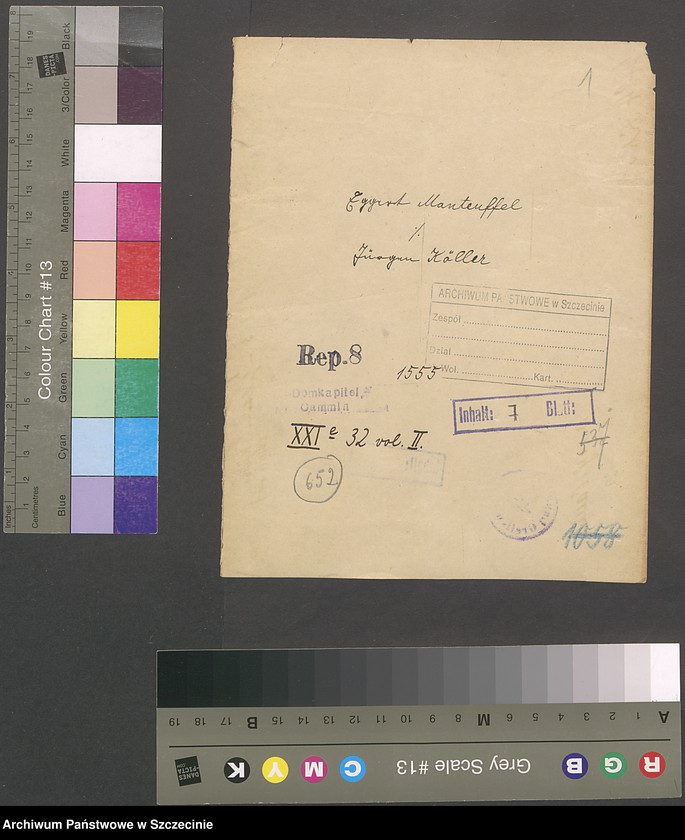 image.from.unit.number "Eggert Manteuffel zu Parpart [Paprotno] contra Jürgen Koeller zu Goerke [Górki (Pomorskie)] in po debiti, vol. II."