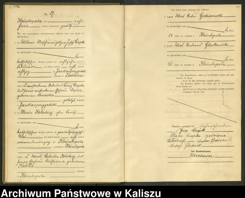 Obraz 20 z jednostki "[Księga małżeństw]"
