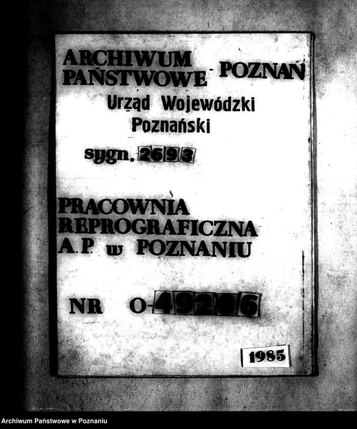 Obraz 1 z jednostki "Wyłączenie z art. 5 ustawy o wykonaniu reformy rolnej majątku Rojów powiatu ostrowskiego"